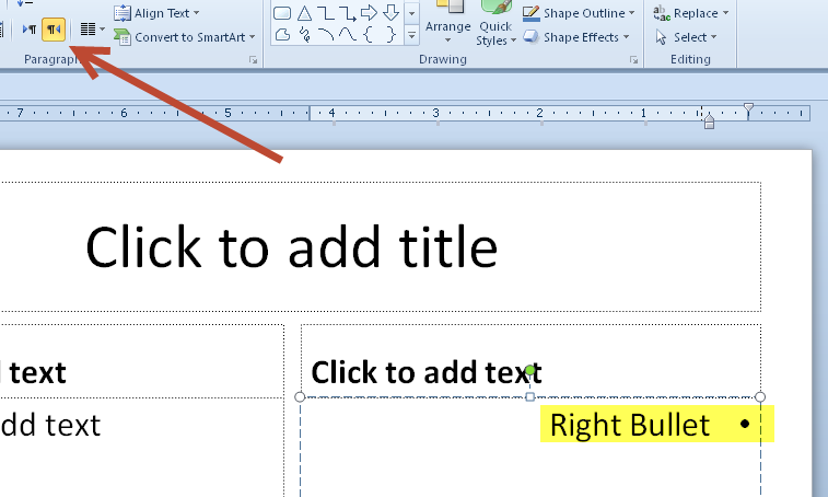 How to get bullets 2025 side by side in word