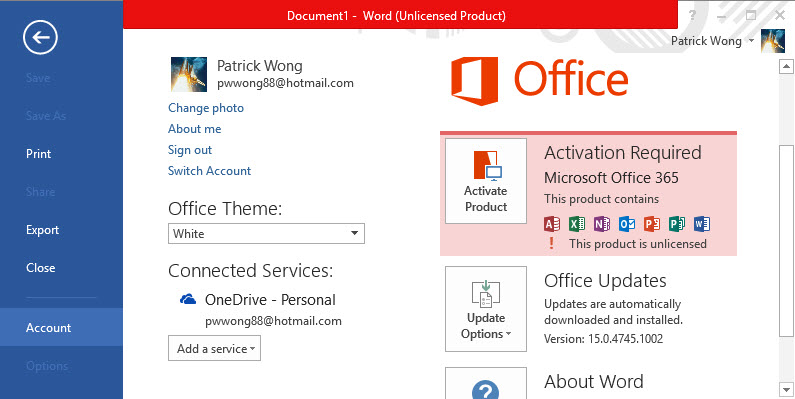 Cannot activate Office 365 Home - Microsoft Community