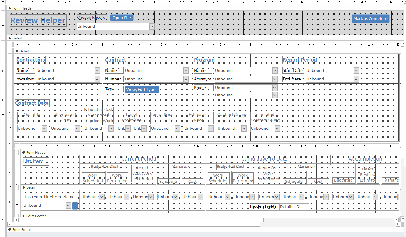 Continuous Subform: Unbound Control To Pull Data Based On Record ...