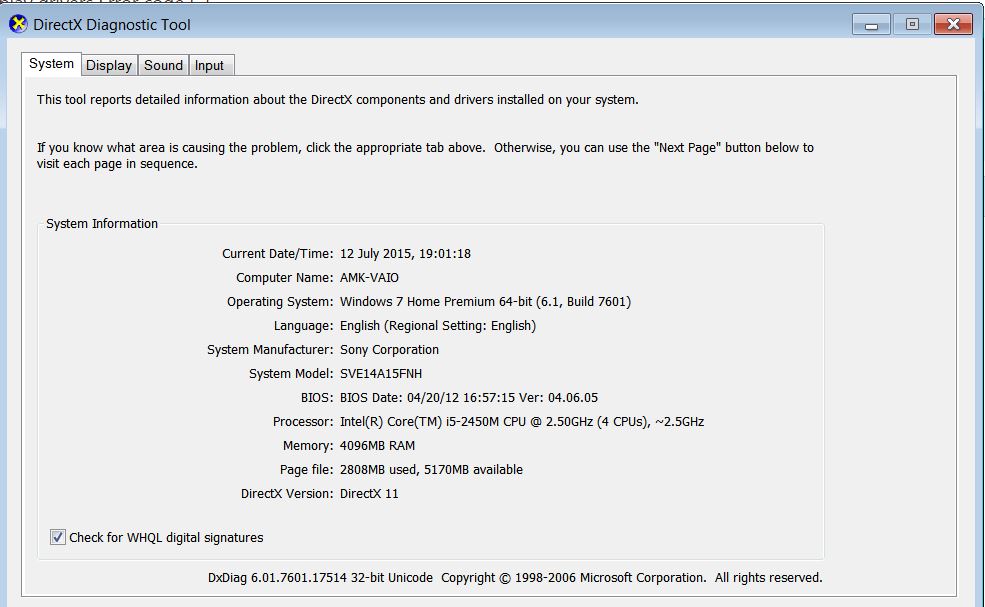 Display drivers Error code 52 Microsoft Community