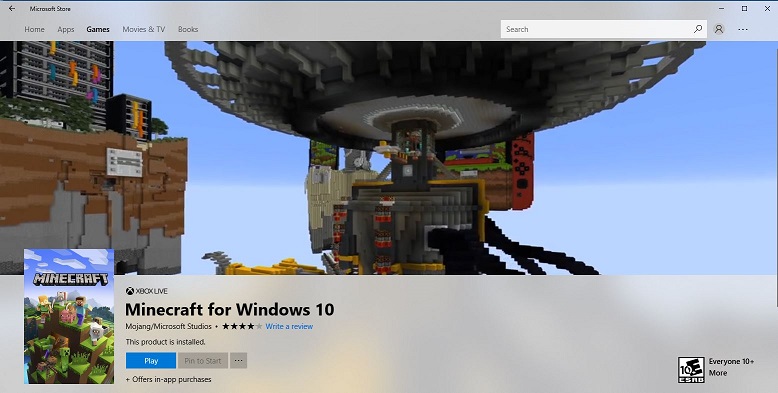 Minecraft Is Currently Not Available In Your Account Here S The Microsoft Community