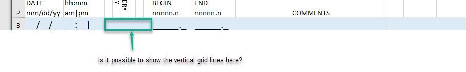 how-to-show-the-vertical-grid-lines-in-a-colorized-line-in-excel