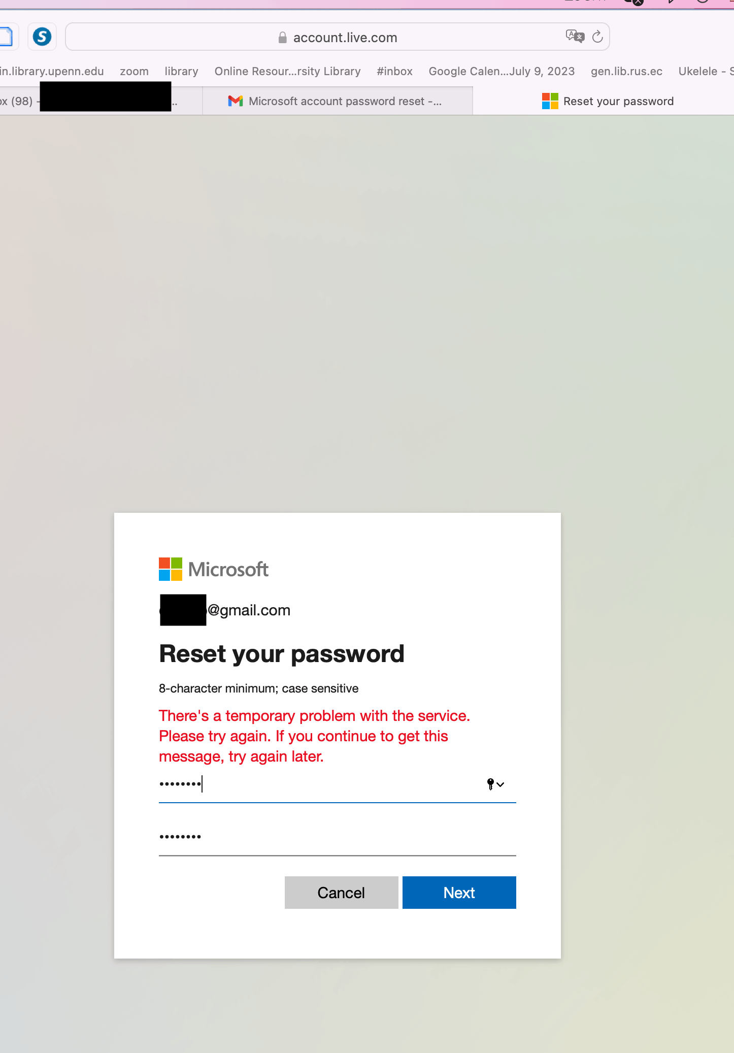 Cannot Change My Password! - Microsoft Community