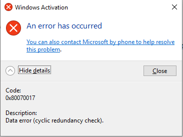 Windows 10 Pro Activation Problem - Microsoft Community