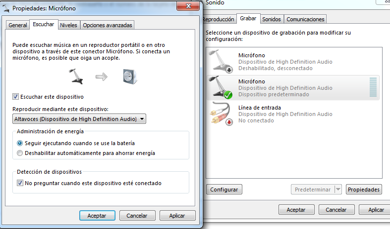 Windows 7 no reconoce auriculares