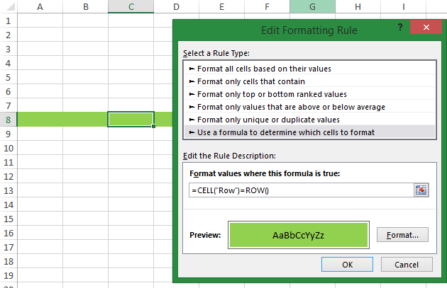 highlighting-the-row-of-active-cell-with-conditional-formatting