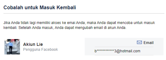 Facebook email replaced with hotmail : r/facebook