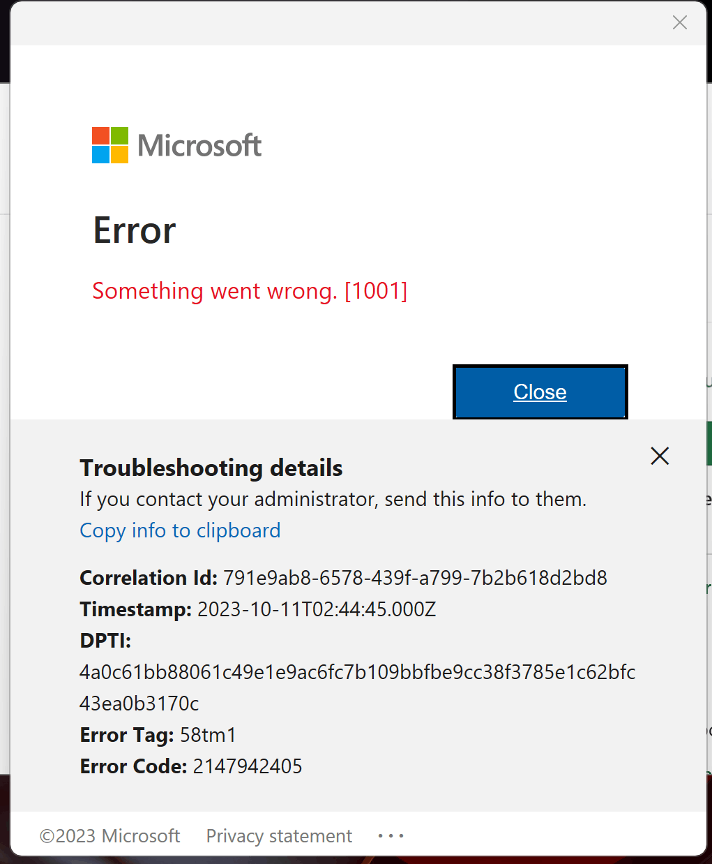 Error code - 42b - Microsoft Community