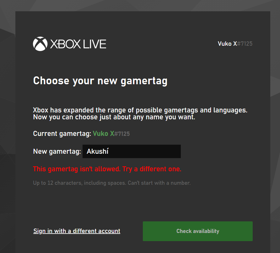 My actual name is a inappropriate gamer tag? - Microsoft Community