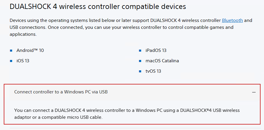 драйвера dualshock 4 к пк windows 11