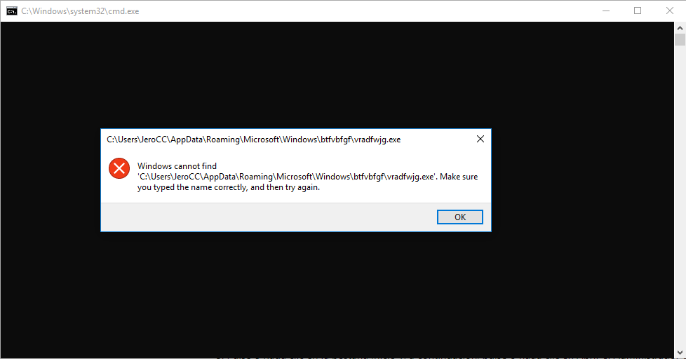 Windows cannot find - Microsoft Community