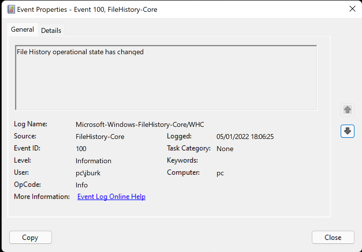 Windows 11 File History won't work with network drive - Microsoft Community