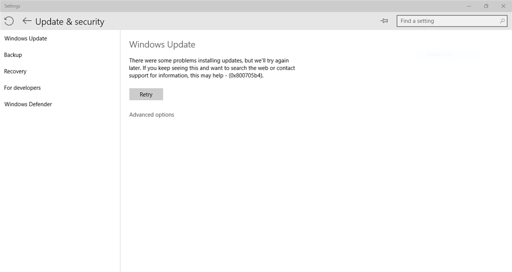 Windows 10 Pro Insider Preview Build 10074 Error On Checking For ...