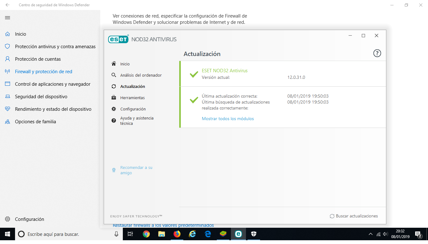 Windows 10 Problemas Entre Windows Defender Y Eset No Es Microsoft Community