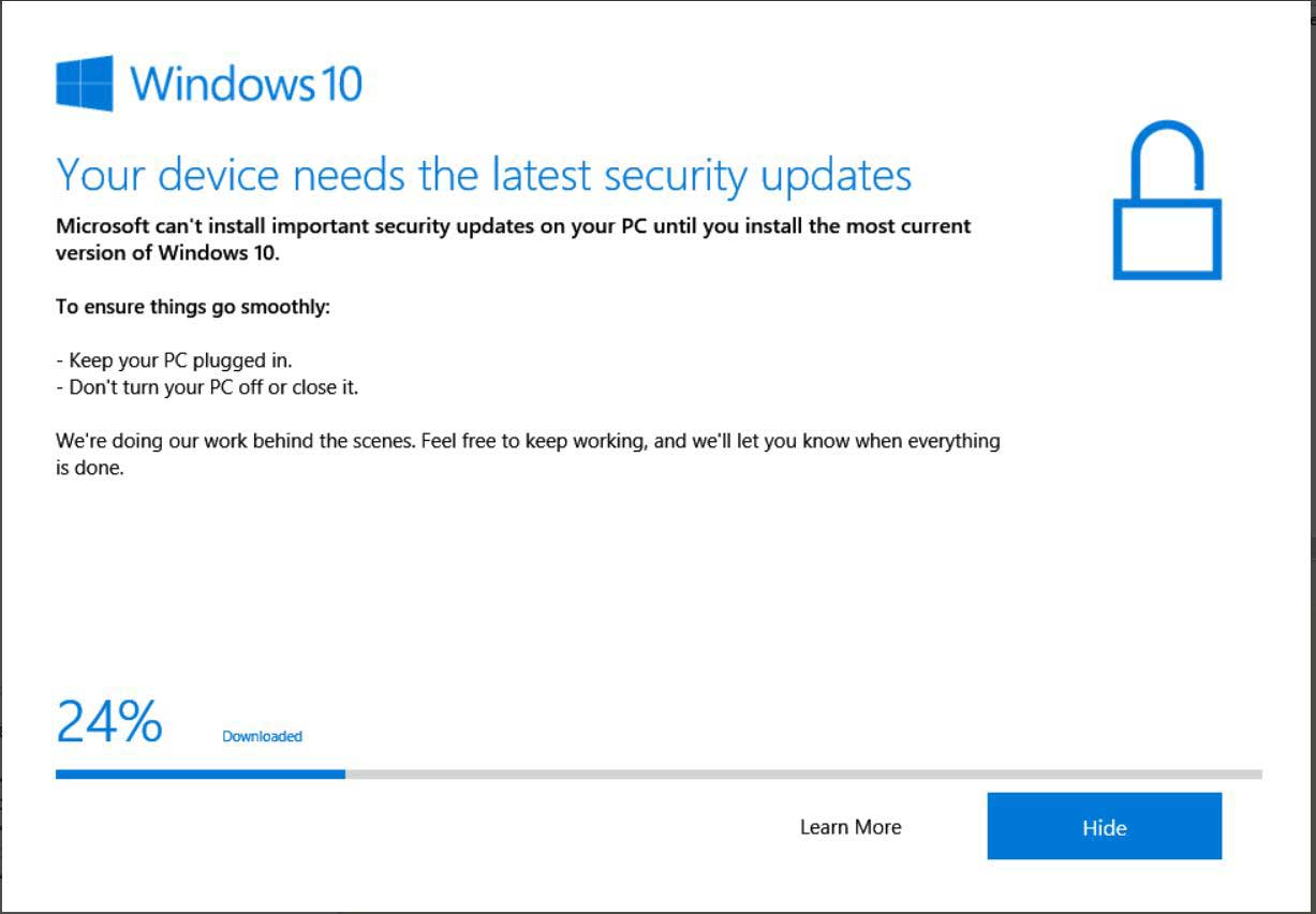 Microsoft: October Windows 10 security updates fail to install