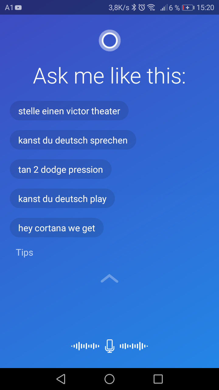 Cortana digital für Android