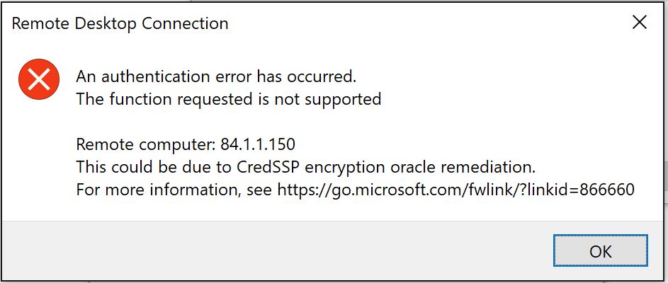 Rdp авторизация. RDP Errors. CREDSSP. РДП ошибка. Error authentication.