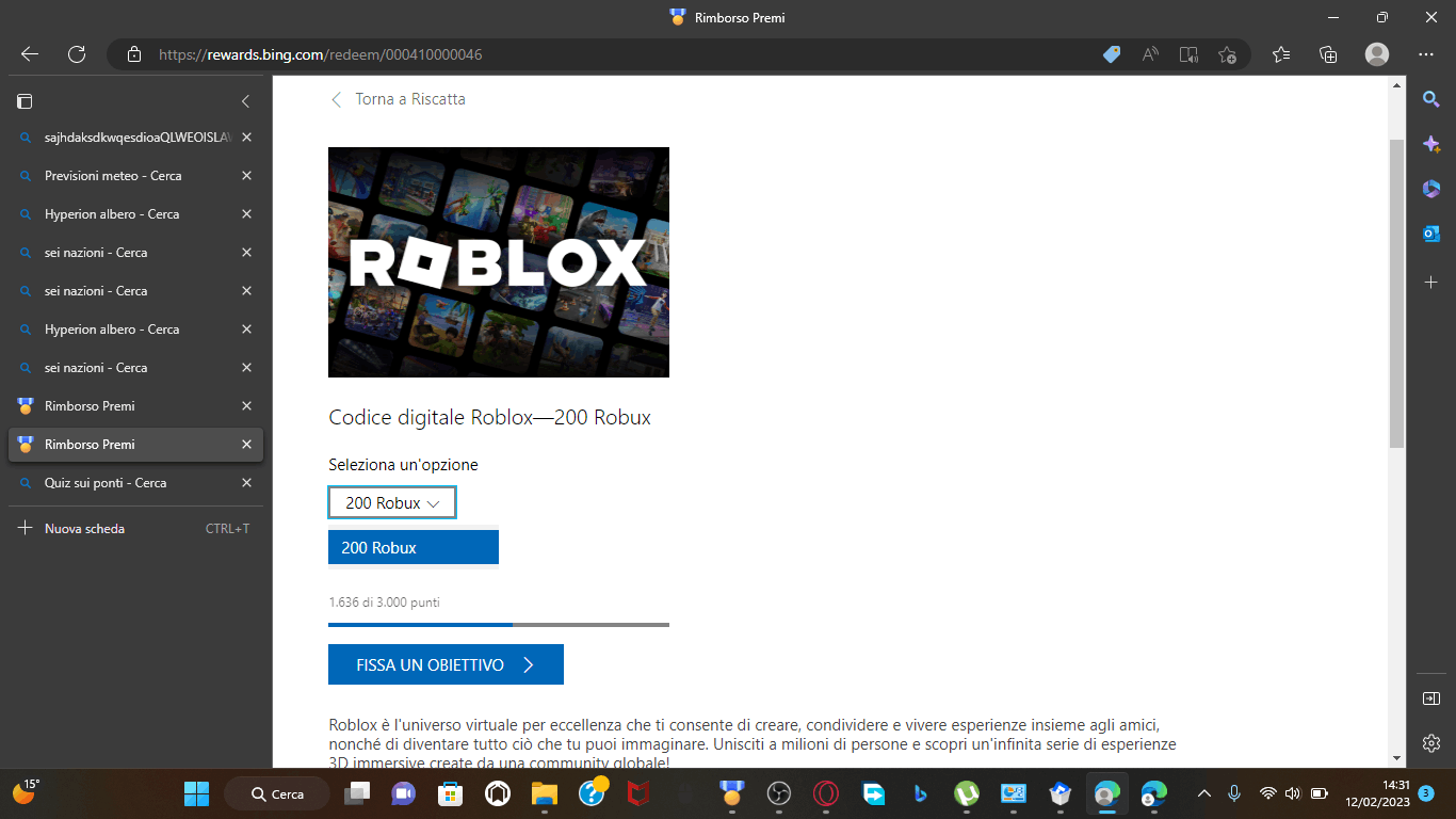 Where is the robux options for microsoft rewards? Im seeing no robux -  Microsoft Community