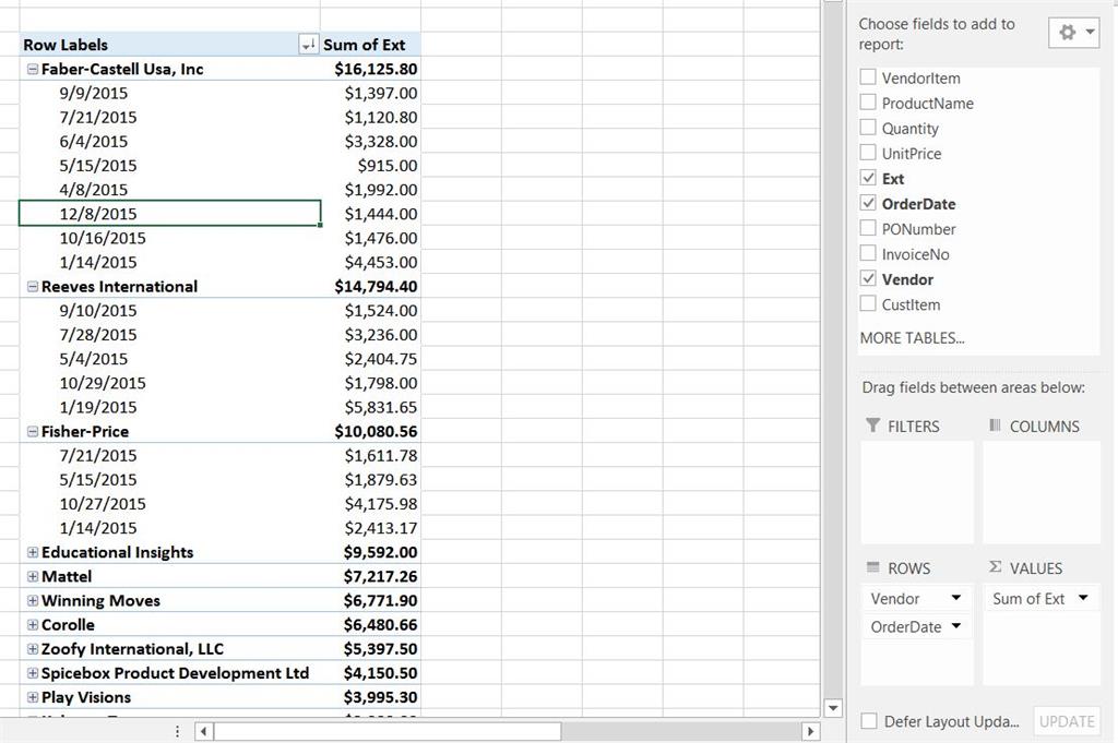 Sort Dates In A Pivot Table Microsoft Community