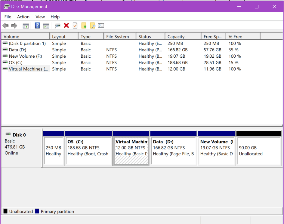 How To Merge Two Drives (Basic Data Partitions)? - Microsoft Community