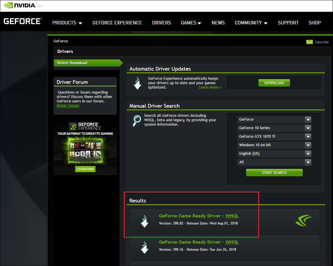 Update my hot sale drivers nvidia