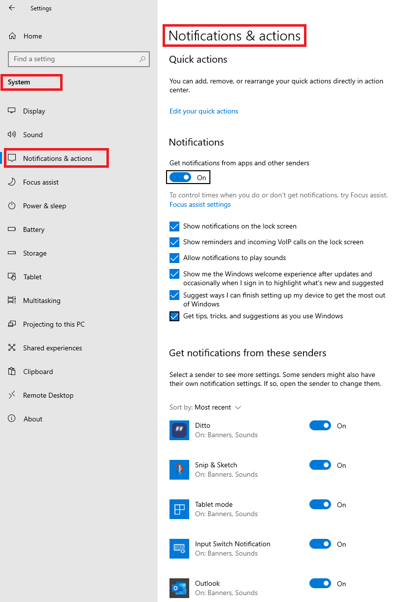 How can i stop or disable alerts for microsoft account problems