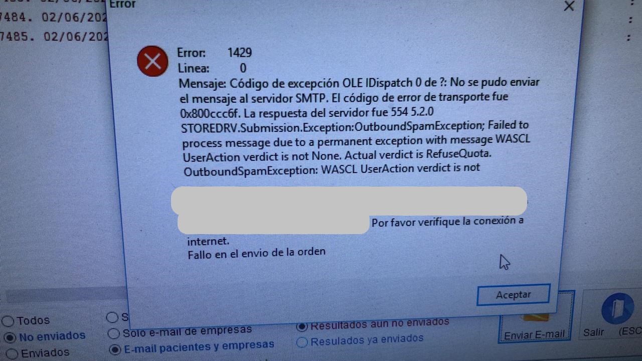 Necesito saber cual seria mi limites de envió de correos masivos - Microsoft  Community