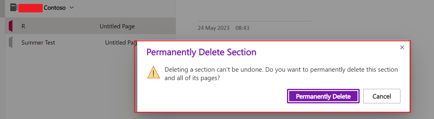 Help restore permanently deleted note on OneNote. - Microsoft Community