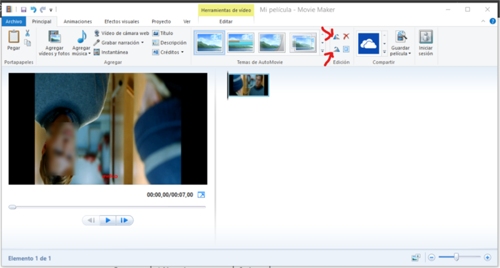 Desalentar Búsqueda tenis Windows 10 - Invertir imagen dentro del video. - Microsoft Community