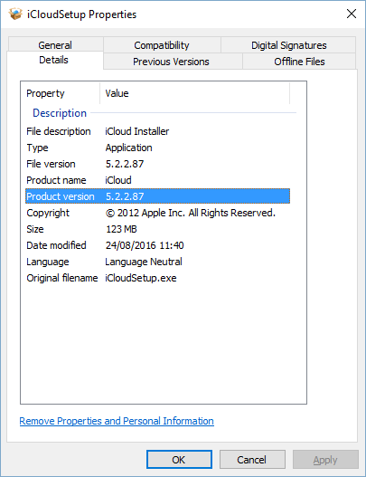 Ошибка пакета windows installer при установке icloud