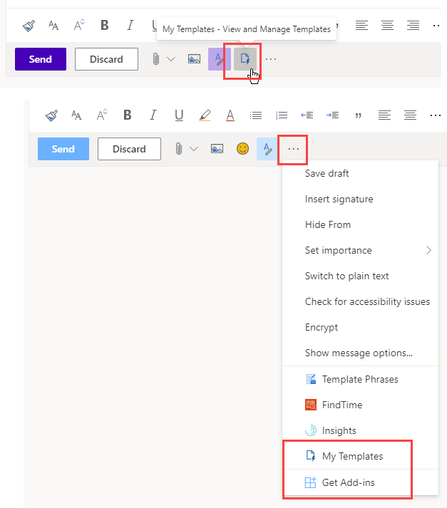 Why are my Outlook email templates not showing?