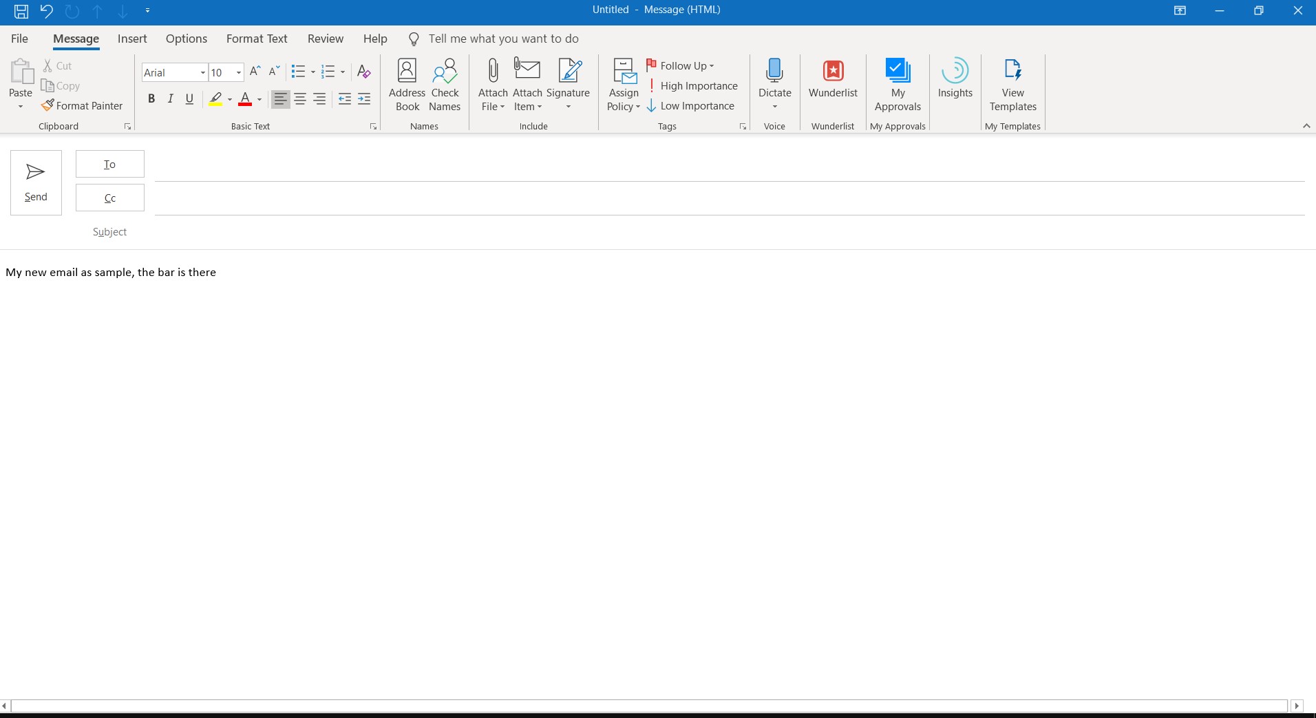 Outlook 365 Horizontal scroll bar - Microsoft Community