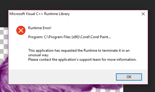 Windows 10 Runtime Error R6025 Microsoft Community