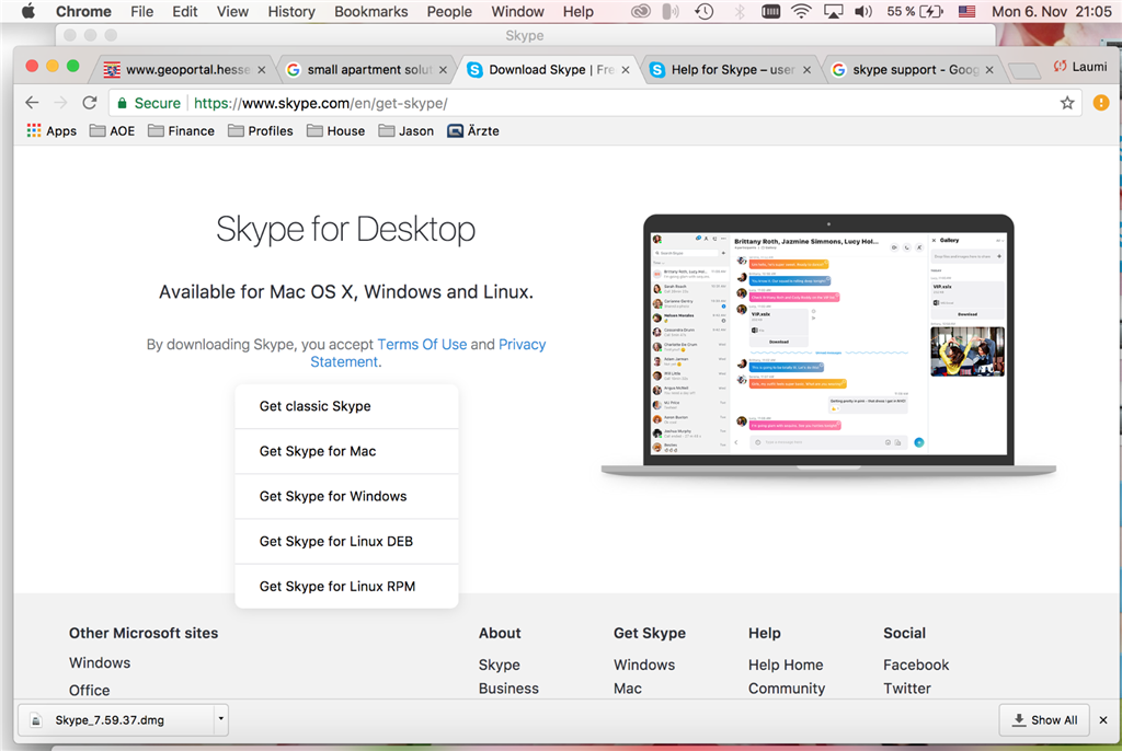 skype classic download