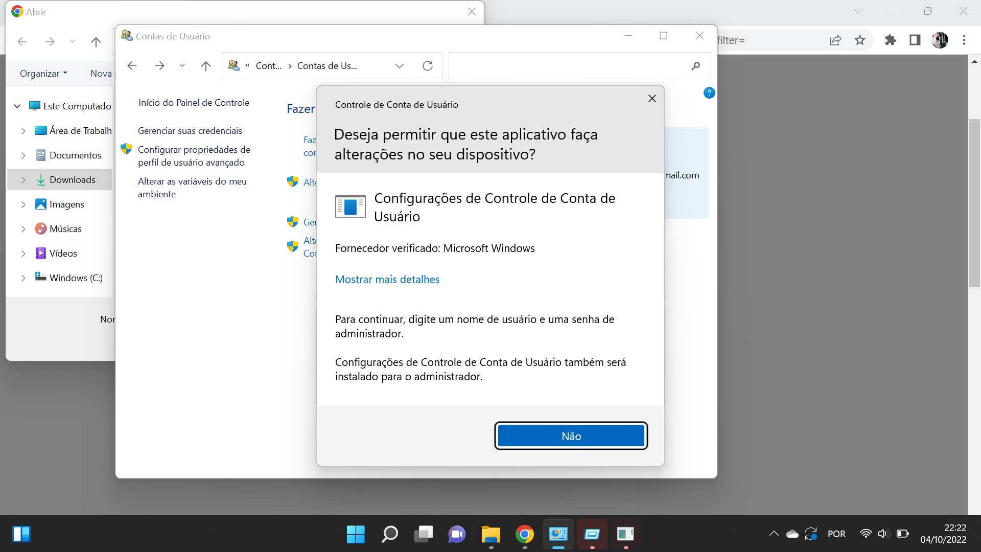 NÃo Aparece A OpÇÃo Sim Na Hora De Aceitar Como Administrador Microsoft Community 2579