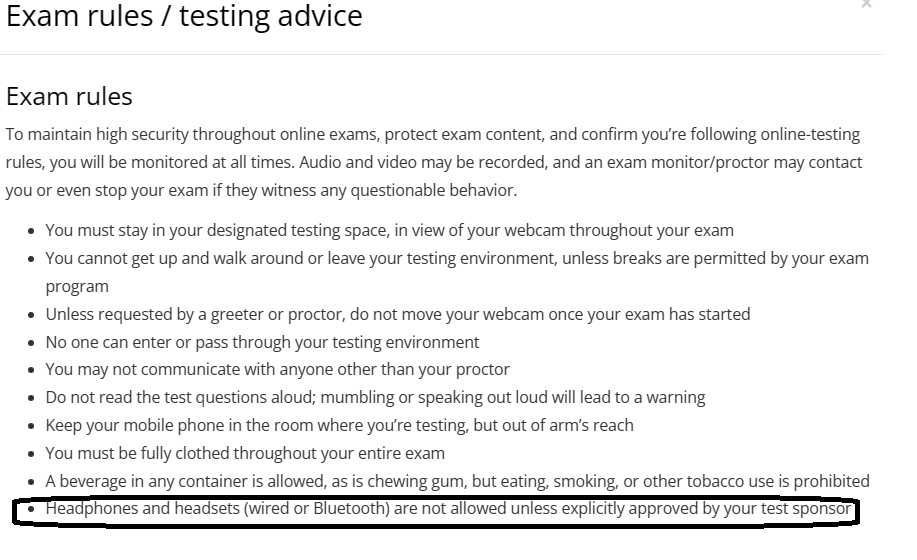 PEARSON VUE REVOKED EXAM WITHOUT ANY REASON OR WARNING Training