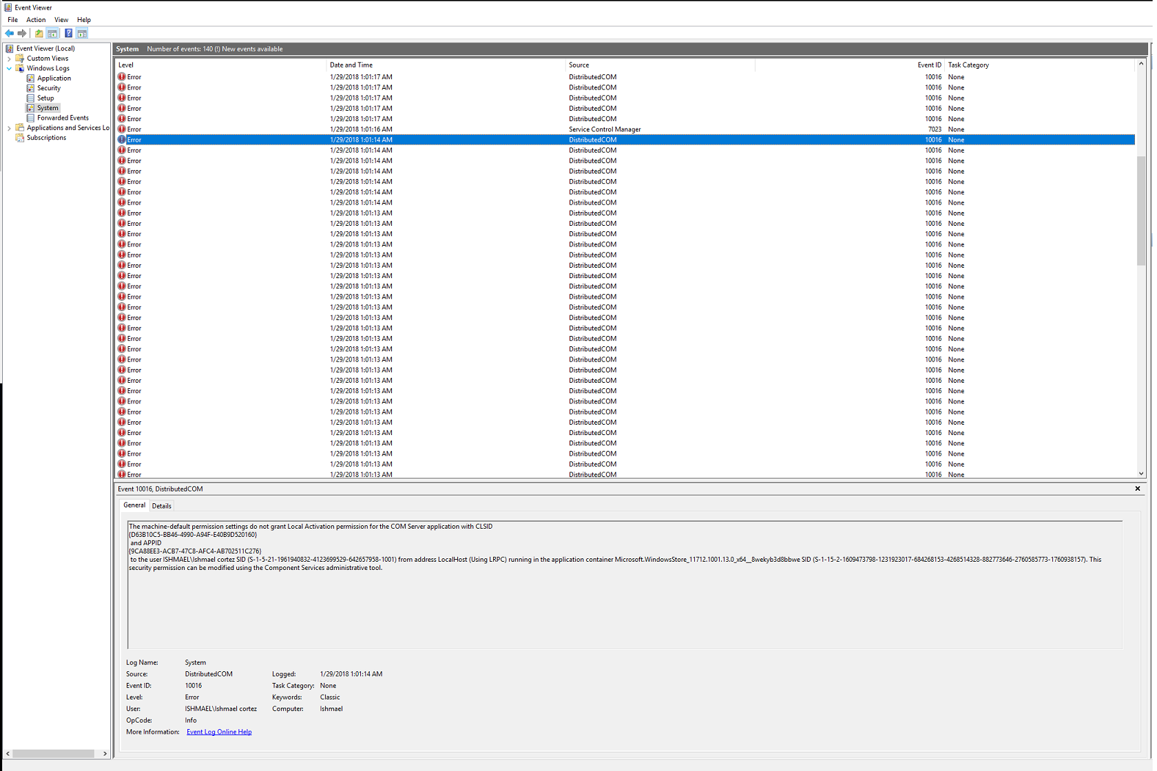 Problems With Event ID 10016 DistributedCom ( Crashing System Mult Of ...