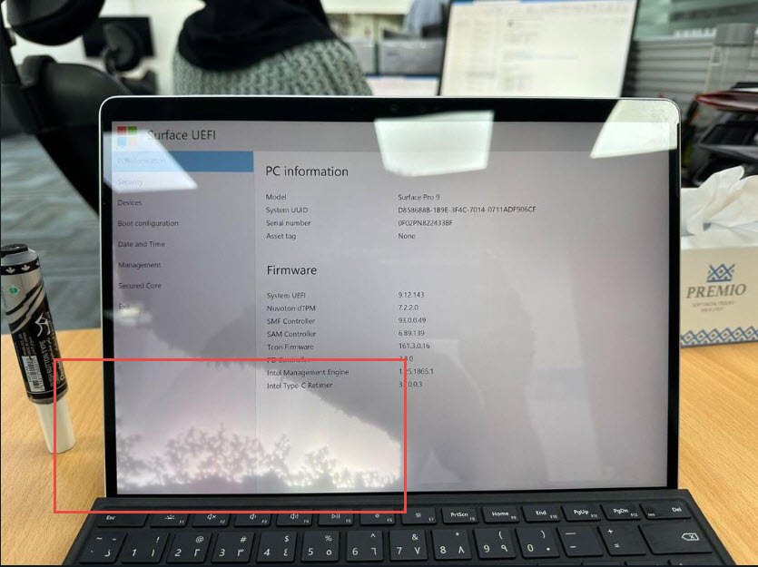 microsoft surface pro 9 black screen