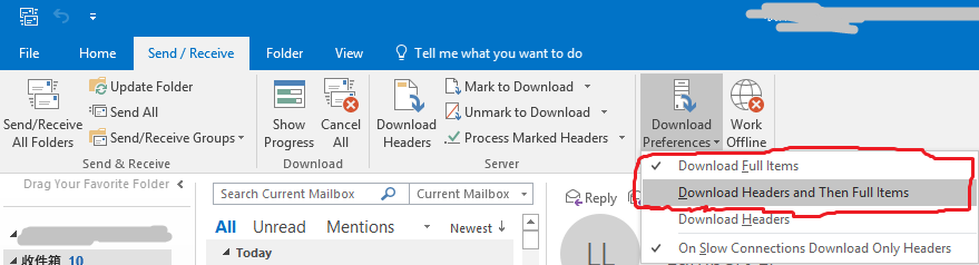 how-to-make-the-download-preference-in-the-outlook-user-send-receive