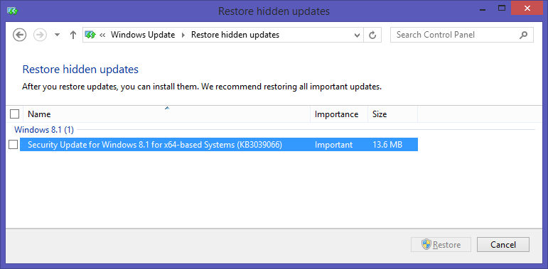 Problems Originally Caused By Update KB3021674 Have Reappeared ...