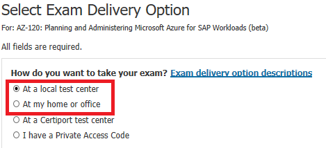 require private access code to book microsoft exam - Training,  Certification, and Program Support