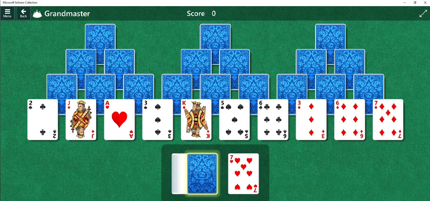 Google Solitaire - Hard Level Cleared 