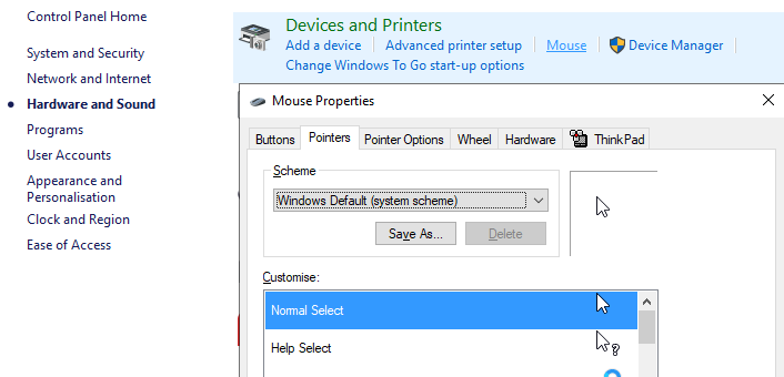 Windows 10 small cursors for non FullHD screens by ZaidOG2302 on