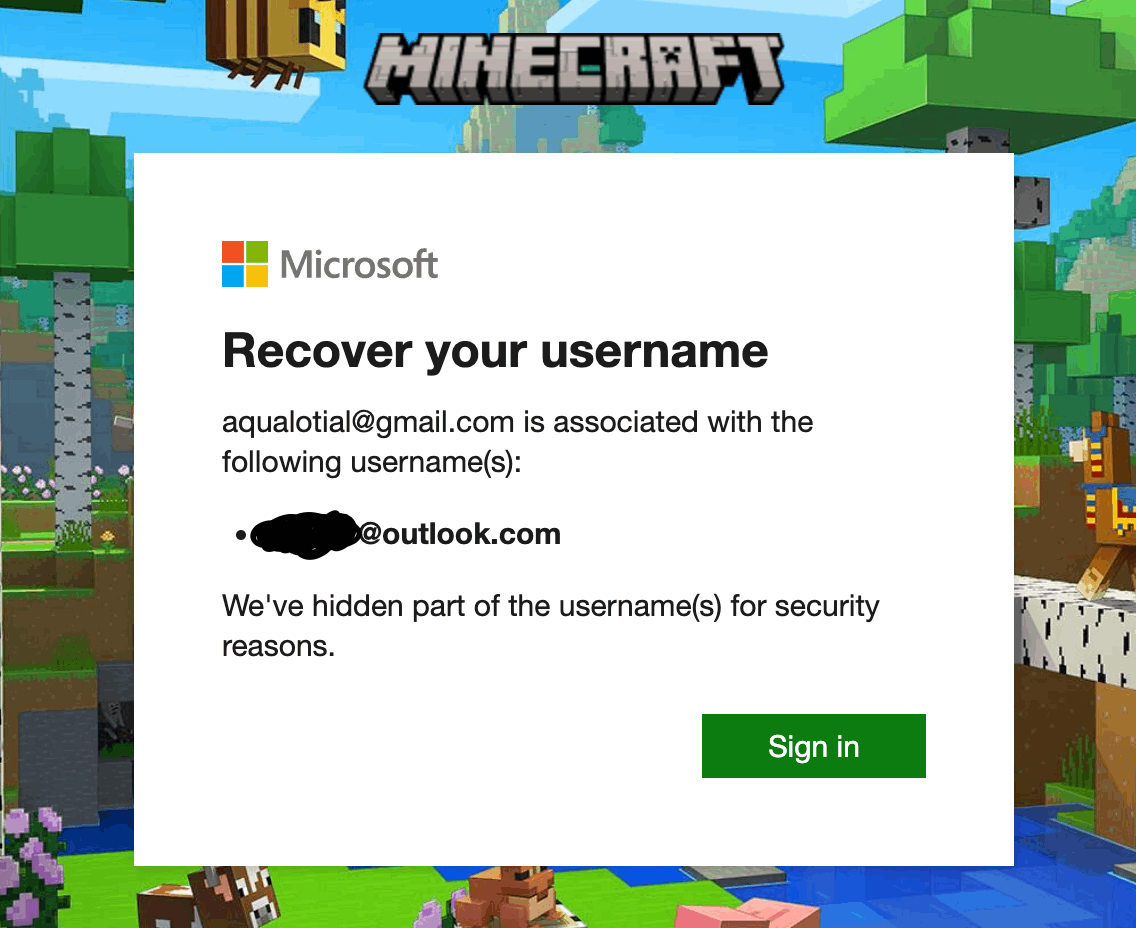 How do i recover my minecraft account - Microsoft Community