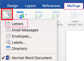 How to do mail merge in word