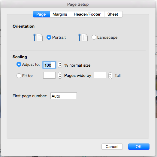 How To Add Custom Paper Size In Excel 2016 mac Microsoft Community