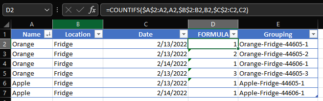 Create unique numbers in excel table microsoft community