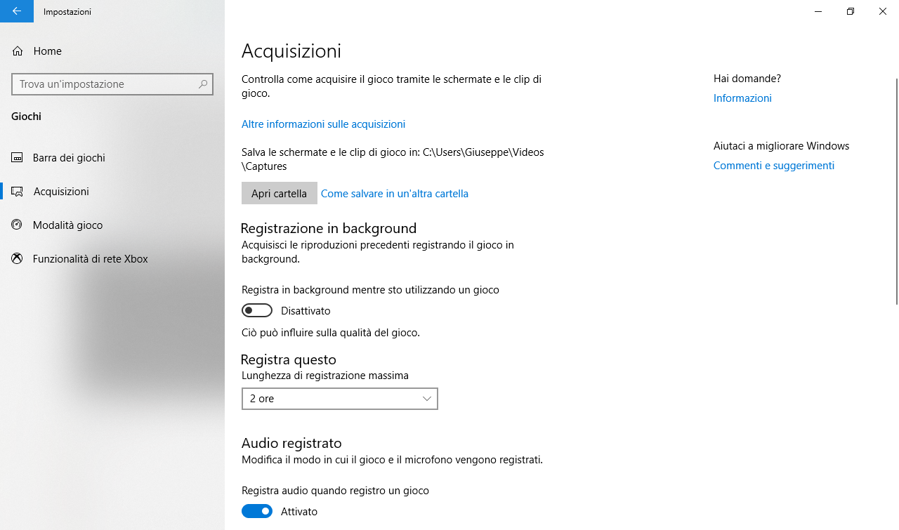 Come registrare un programma TV su Windows PC