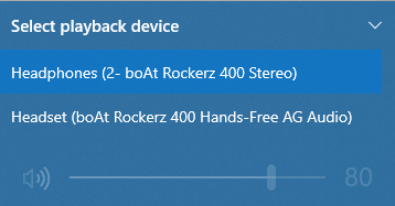 Why does my Boat Rockerz 400 headphone inbuilt mic not work on my