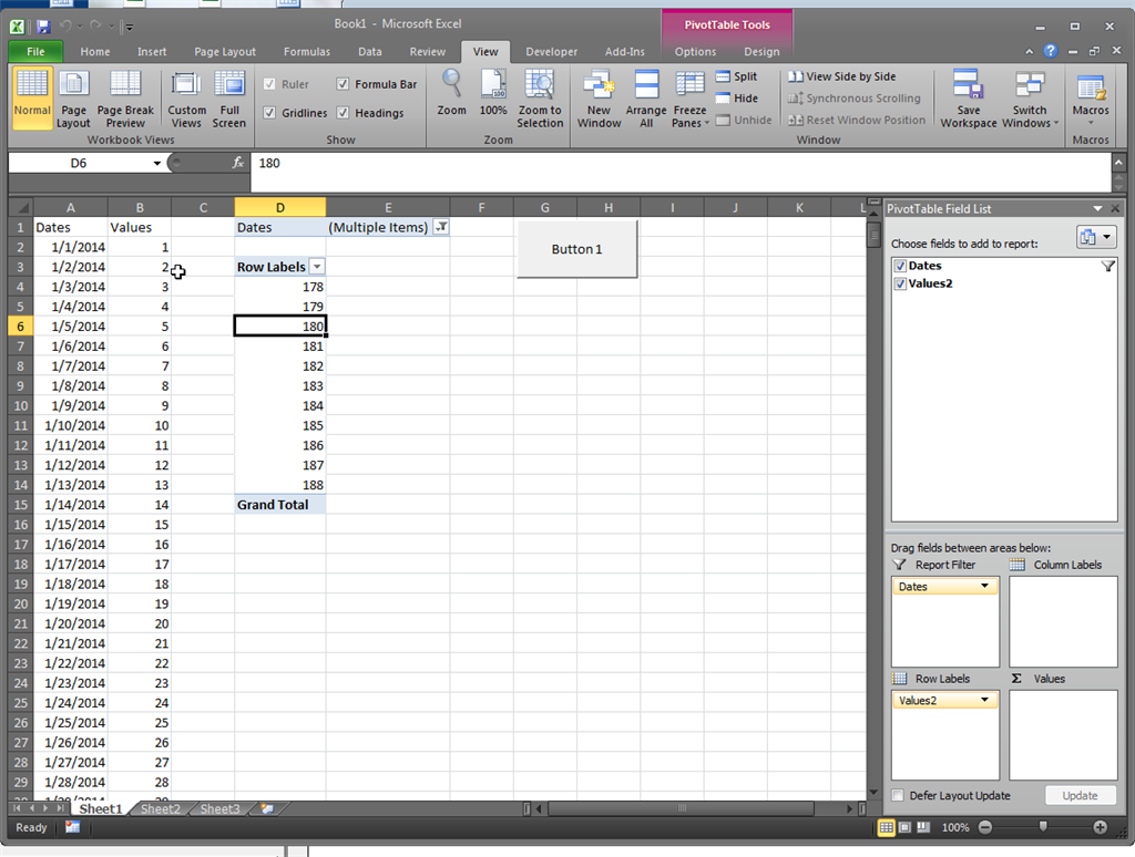 table 9 error macro pivot Filters Pivot Table   time VBA '1004 Run error